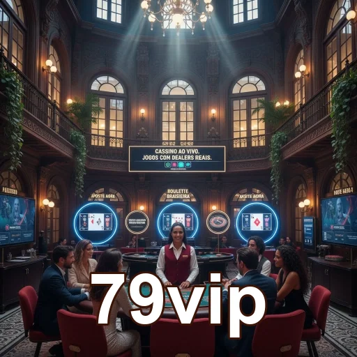 Ilustração de Aproveite a experiência oportuna do 79vip em cassino online