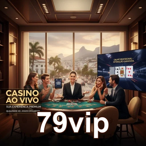 Ilustração de Explore os Slots e Games Ao Vivo no 79vip